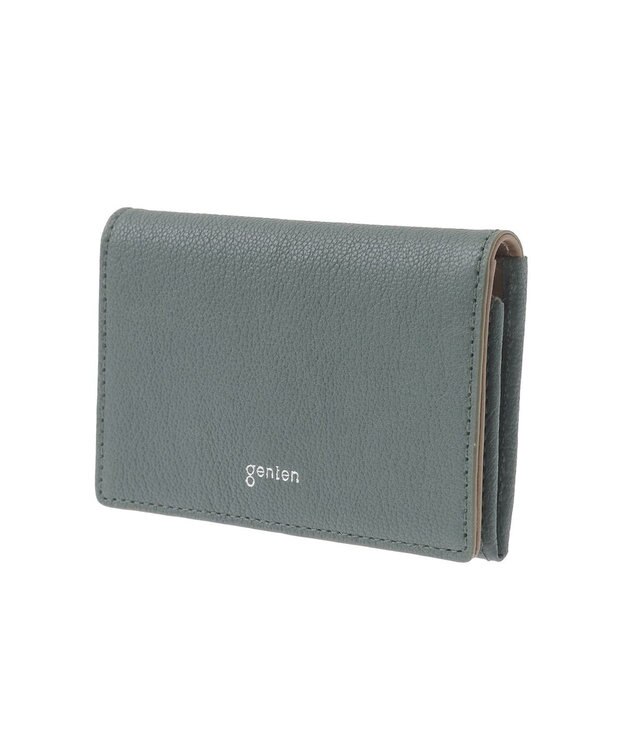 genten フレスコ 名刺入れ グリーン