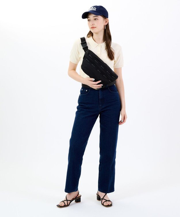 LeSportsac HERITAGE BELT BAG/リサイクルドブラックJP リサイクルドブラックJP