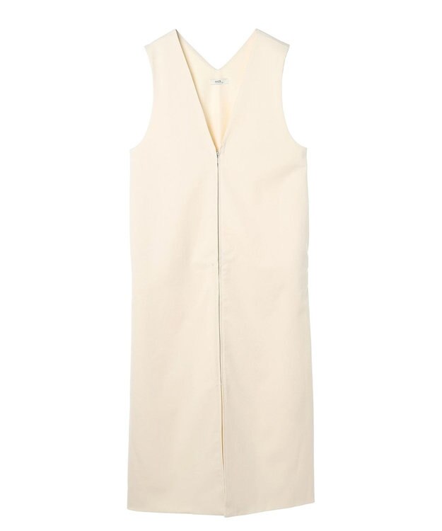 earth music&ecology ジップジレワンピース Ivory