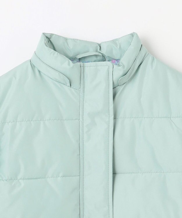 ANY KIDS 【洗濯機OK】中綿リボンコート ミント