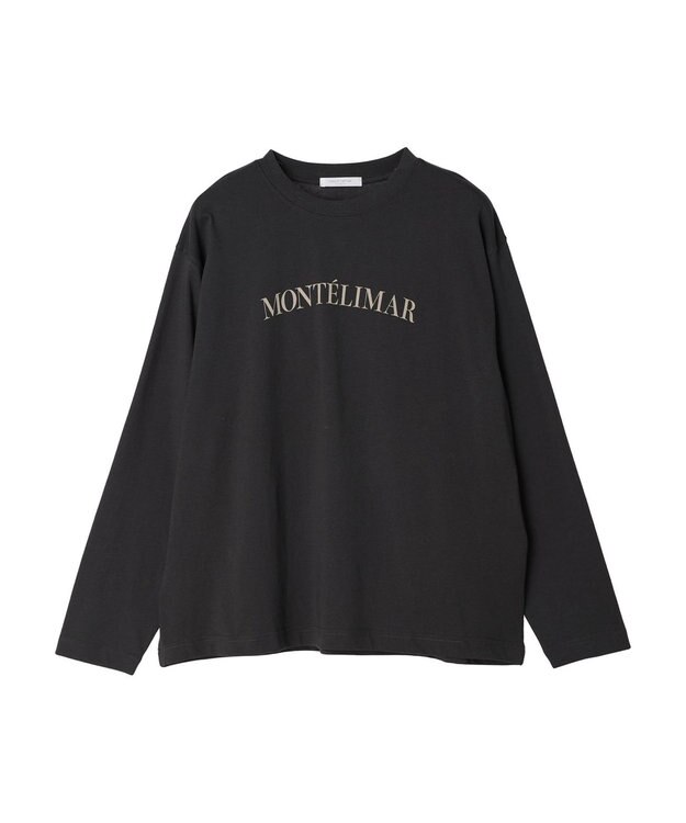 Green Parks オーバーサイズロゴチュニック Charcoal Gray