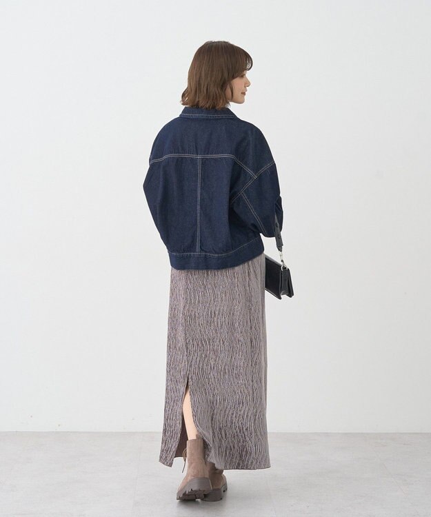 earth music&ecology チェーンリブホルターネックプルオーバー Black