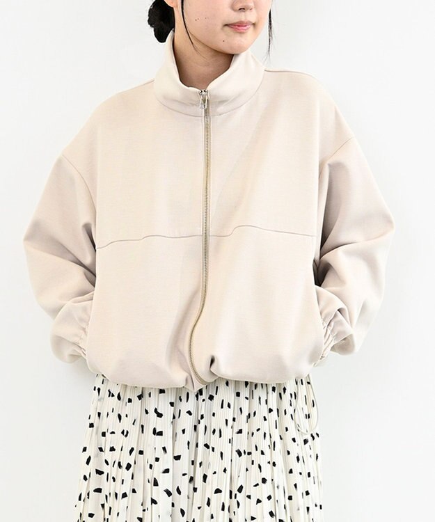 FORFORMO Stand Collar Jersey Blouson スタンドカラージャージーブルゾン ベージュ