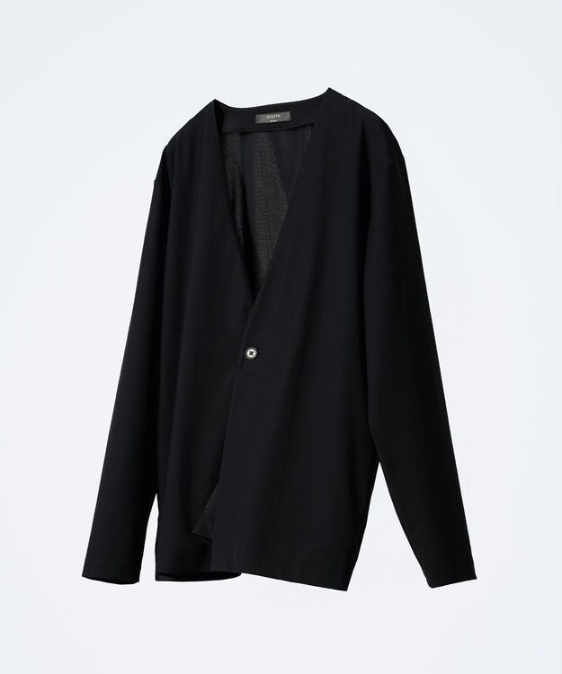 JOSEPH HOMME ＜新型追加＞新素材【抜群の通気性/360度ストレッチ】エアトールストレッチ カーディガン ブラック系