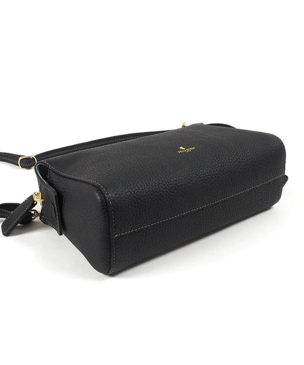 PELLE BORSA シンプルショルダーポシェット Reinette レネット 4717 ブラック