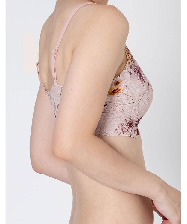 WACOAL 【GOCOCi ゴコチ】 ブラレット アウターにひびきにくい 肌あたりのやさしいレース ワイヤレス ブラジャー ノンワイヤーブラ レディース CGG297 /ワコール ピンク