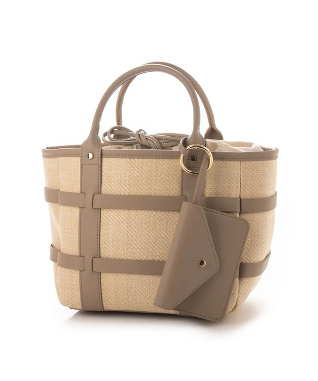 UNBILLION cachecache ポリプロピレンシートラティスバッグ オーク