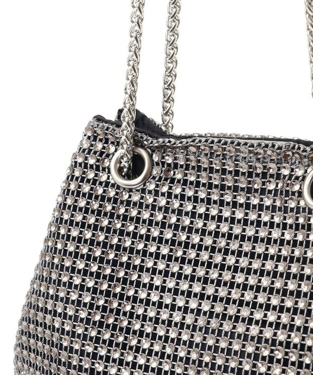 Green Parks ａｎｄｍｉｋｋａ　２ＷＡＹキラキラ巾着バッグ Gray