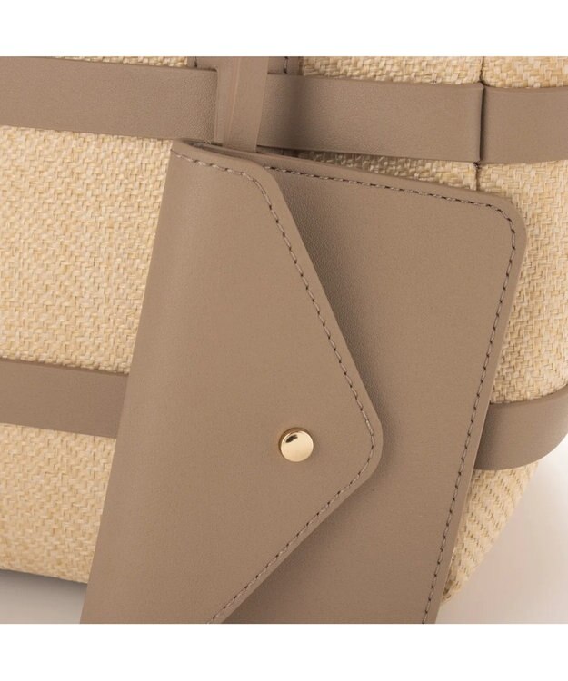 UNBILLION cachecache ポリプロピレンシートラティスバッグ オーク