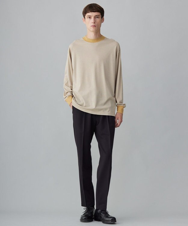 UNFILO MENS スマート テーパードパンツ [24年秋冬商品] ブラック