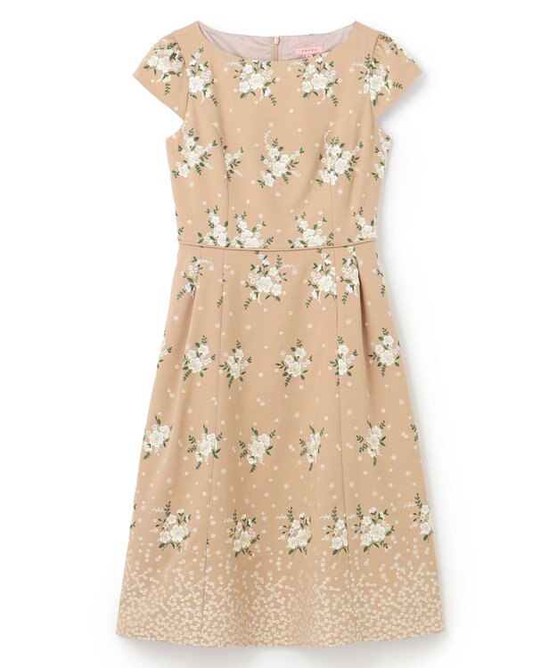 TOCCA FLOST FLOWER ドレス ベージュ系7