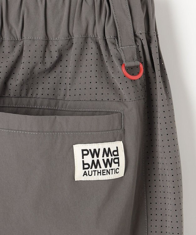 PW CIRCULUS 【MEN】サイドパンチング テーパードパンツ ゴルフ グレー系