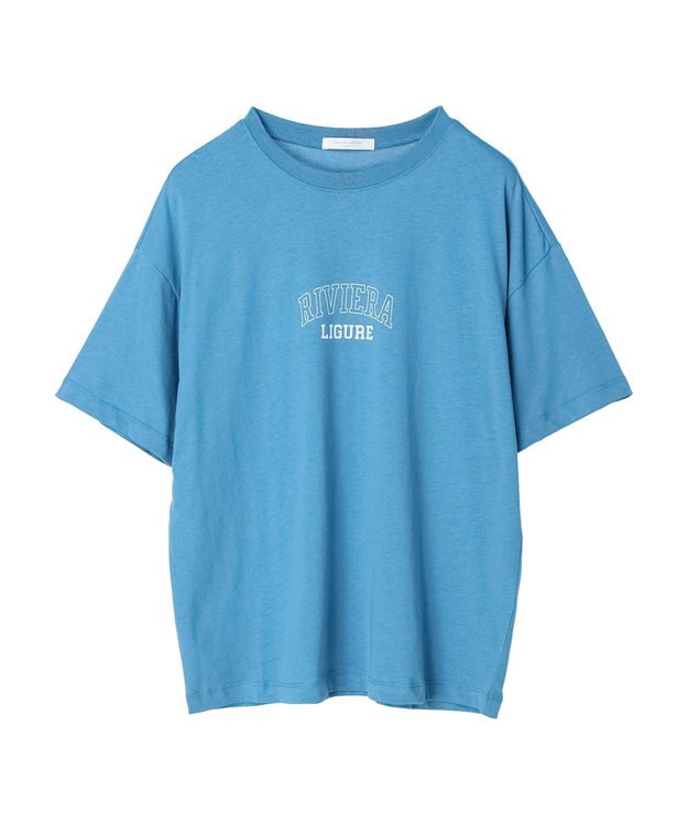 Green Parks 小さめカレッジボックスＴシャツ Blue