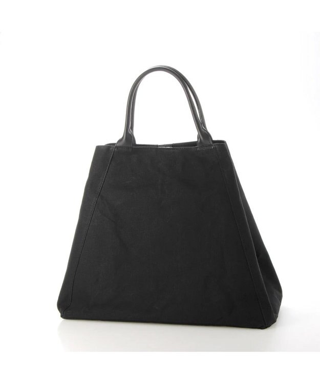 UNBILLION perche パラフィンキャンバス2wayボストントート ブラックブラック