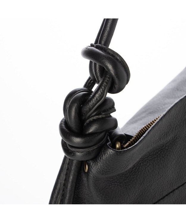 UNBILLION アトランタ ATLANTA / 牛革ロープハンドル2wayショルダーS ブラック