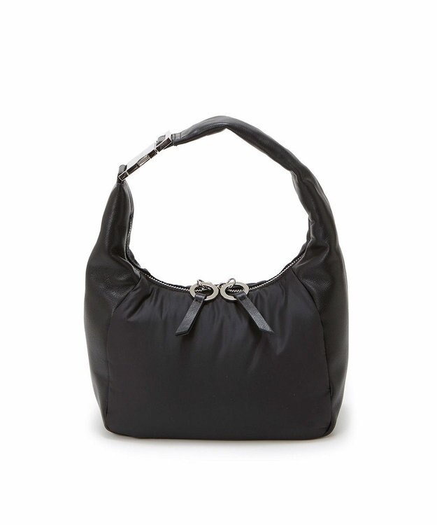 TOPKAPI 【TREASURE TOPKAPI】スムースレザー コンビ 2way ショルダー バッグ ブラック