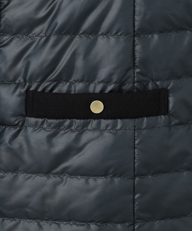 自由区 【洗える】ライトダウン ジレ ミッドナイト