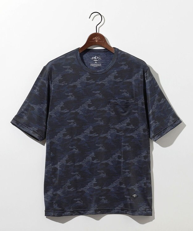 JOSEPH ABBOUD MOUNTAIN 【接触冷感】クールスキンガード Tシャツ ネイビー系5