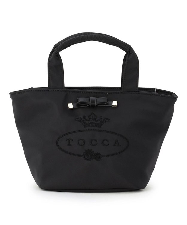 TOCCA CARVED LOGO POCHETTE ナイロンバッグ ブラック系