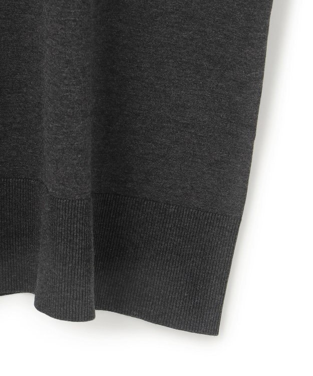 UNFILO 【野呂佳代さん着用】マイビューティニット Ｖネックワンピース チャコール