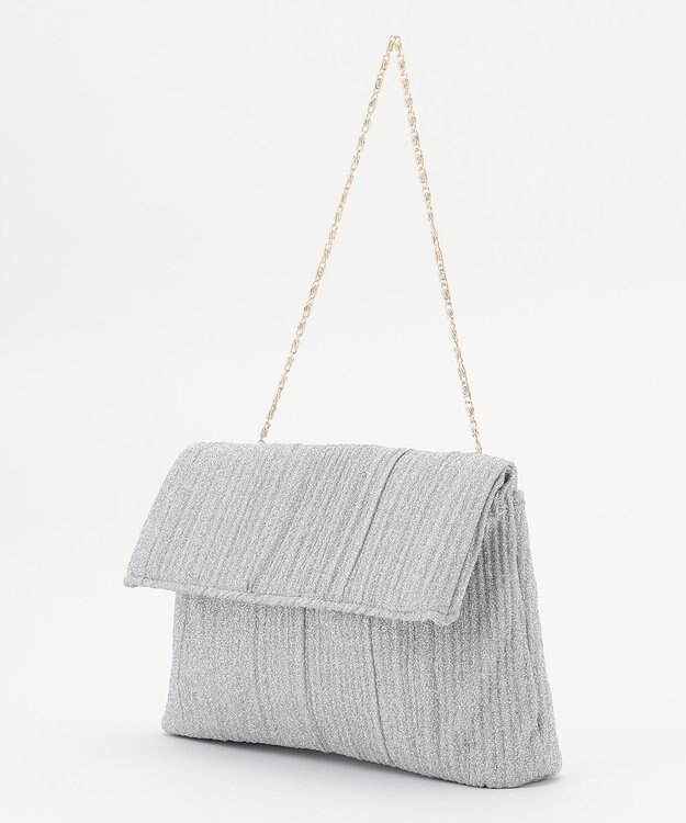 ANY SIS 【2WAY】シャイニープリーツ バッグ シルバー