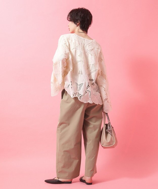 Green Parks ツータックイージーパンツ Beige