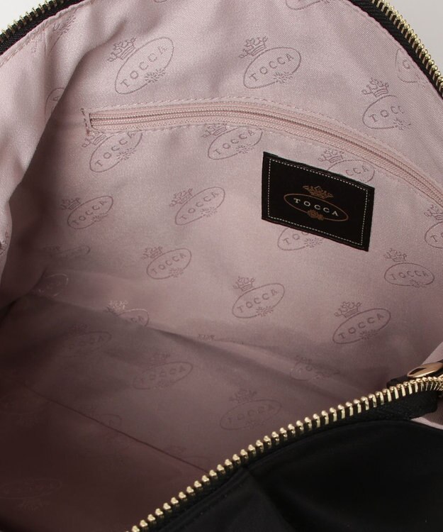 TOCCA 【A4サイズ対応・撥水】RESCENT 2WAY NYLONBAG L ナイロンバッグ L ブラック系