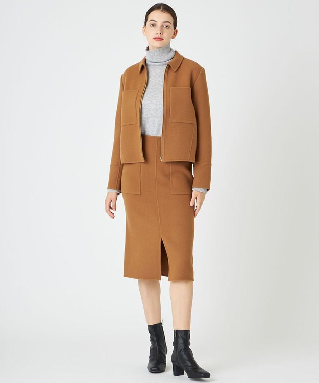 BEIGE， THOUIN / Iラインスカート Camel