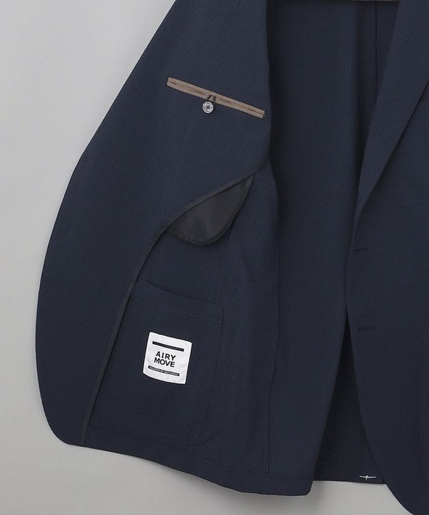 GOTAIRIKU 【AIRY MOVE  / セットアップ対応】DotAir2WAYストレッチサッカー セットアップジャケット ネイビー系