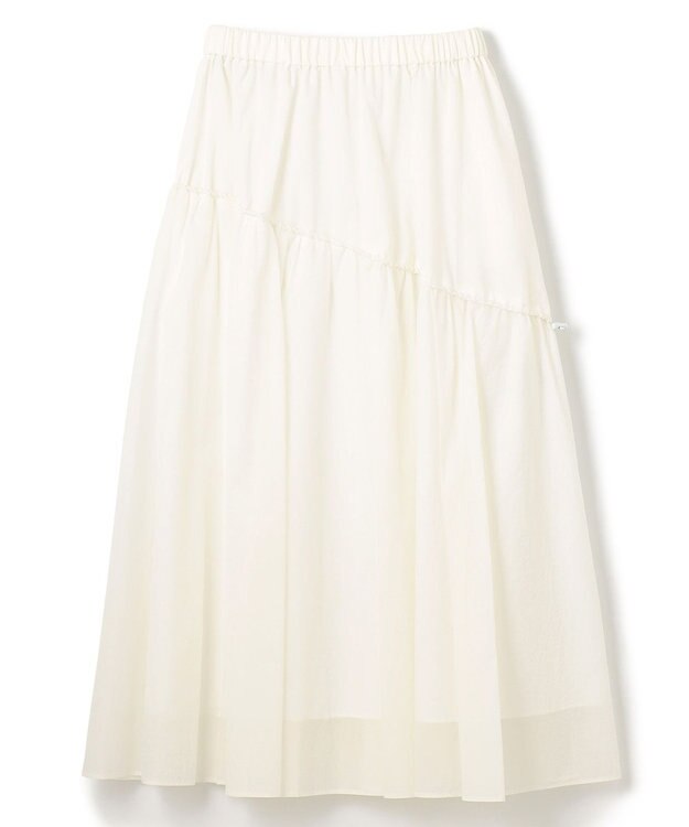 uncrave シアープルーフナイロン ドローコードスカート ホワイト