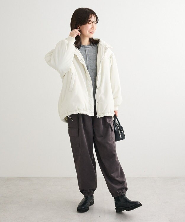 Green Parks こなれ主役ニットプルオーバー Gray