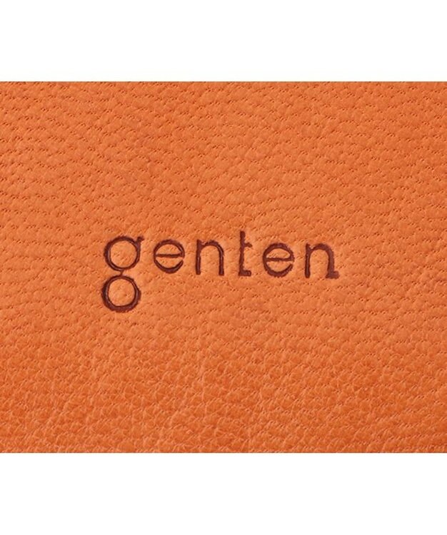 genten ゴートベーシック Ｌファスナー長財布 レンガ