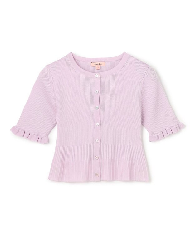 TOCCA HALF SLEEVE AJISAI ボレロ ライラック系