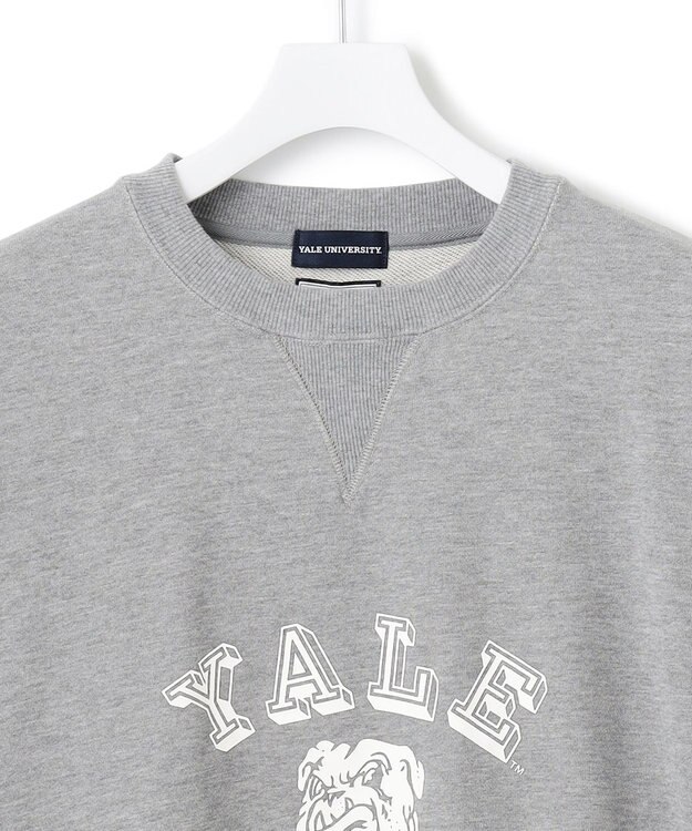 J.PRESS YORK STREET 【UNISEX】YALEブルドック裏毛スウェット ライトグレー系