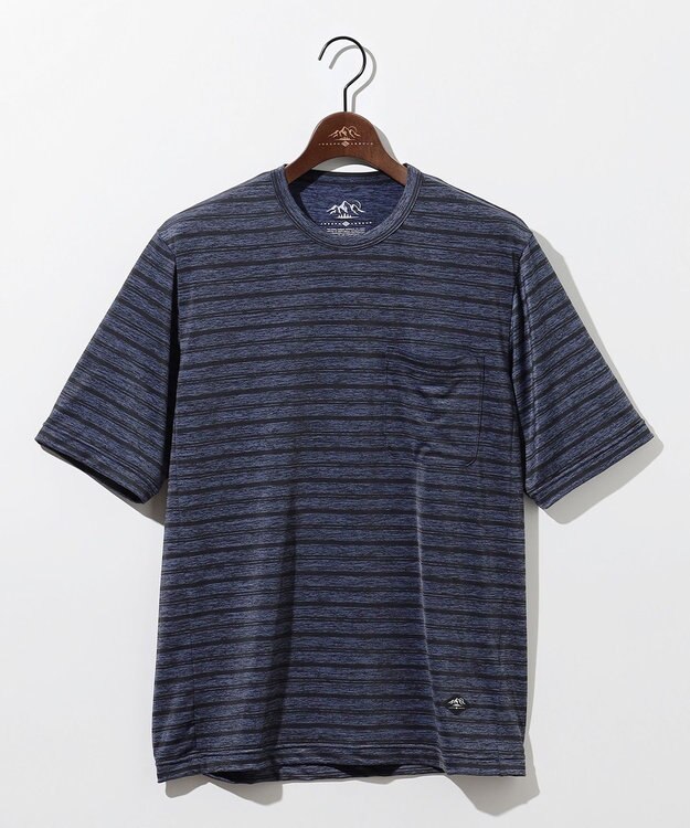 JOSEPH ABBOUD MOUNTAIN 【接触冷感】クールスキンガード Tシャツ ネイビー系2