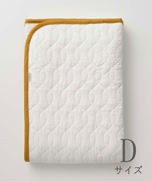 京和晒綿紗 ガーゼ敷パッド (脱脂綿入り) 4層  ダブルサイズ(140×210)