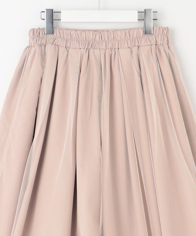 Feroux チュールレイヤード バルーンスカート ピンク系