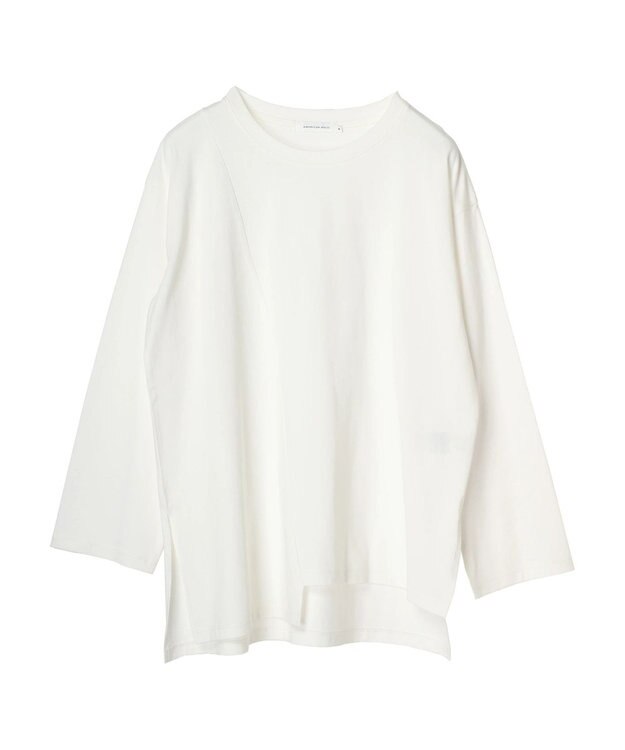 AMERICAN HOLIC アシンメトリー切替カットチュニック Off White