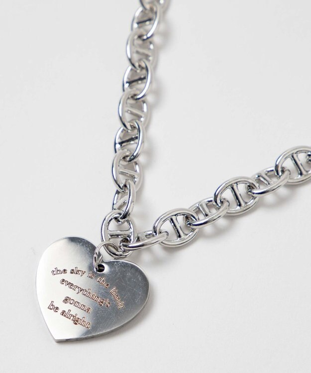 WEGO Lヘビーチェーンモチーフネックレス 柄2