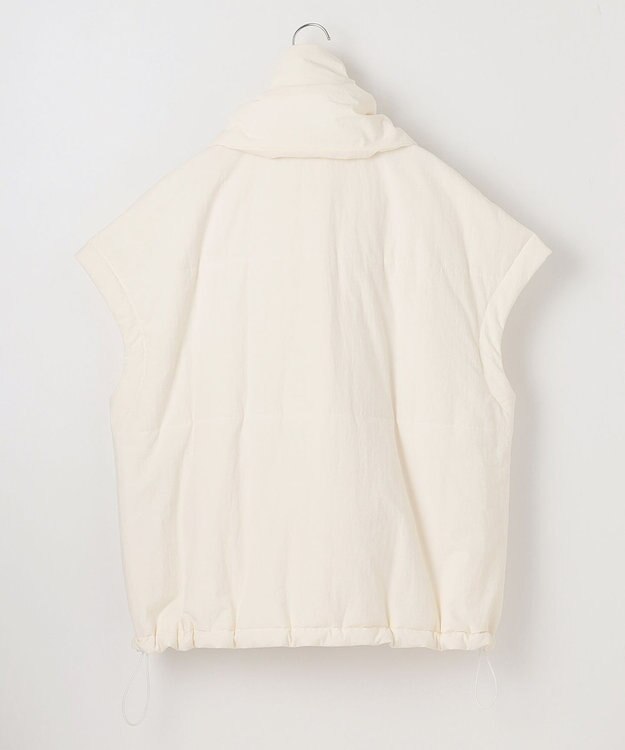 #Newans 【撥水/洗える】ビックスクエア中綿ベスト ホワイト