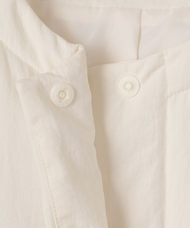 #Newans 【撥水/洗える】ビックスクエア中綿ベスト ホワイト