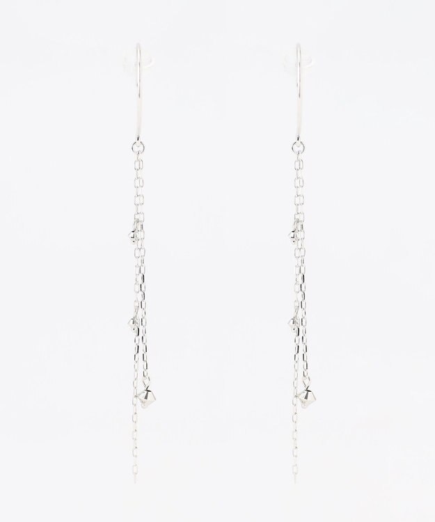 TOCCA 【WEB限定】SEEDS PIERCED EARRINGS K10ホワイトゴールドピアス ホワイトゴールド系