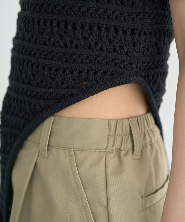 earth music&ecology クロエシェボディニットスーツ Black