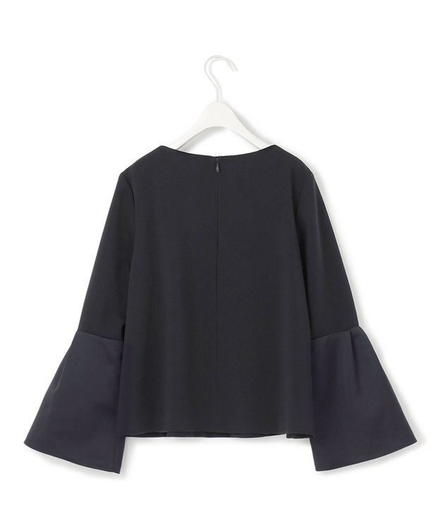 ICB L 【洗える】ミリオーネダンボールニットブラウス ネイビー系