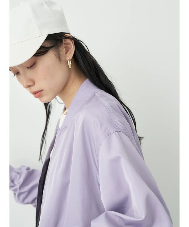 earth music&ecology シャーリングＭＡー１ Lavender