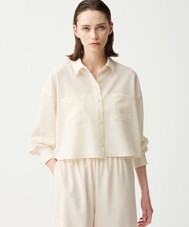 uncrave 新色追加！ドライタッチトロ ショートシャツ エクリュ