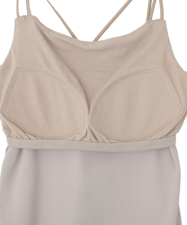 earth music&ecology 【予約】適ON カップ付きキャミソール ベージュ