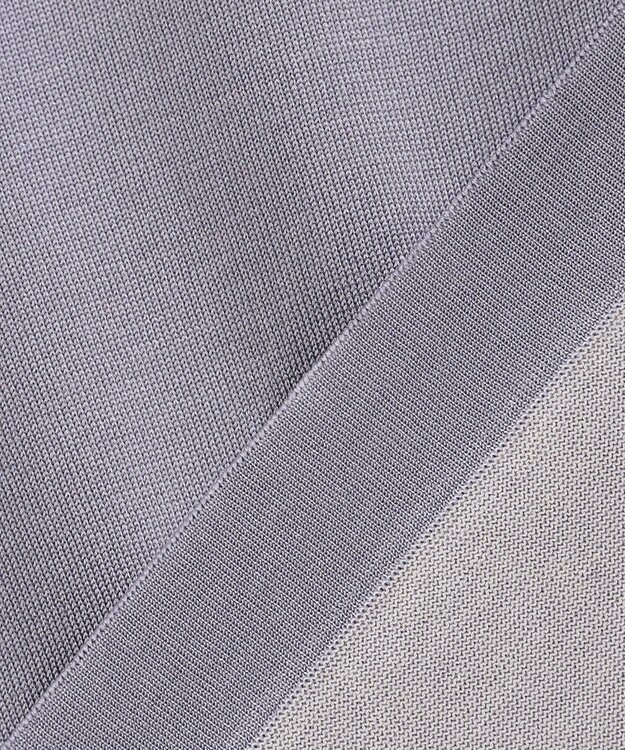 自由区 L 【アンサンブル対応】アセテートコットン カーディガン モーヴ