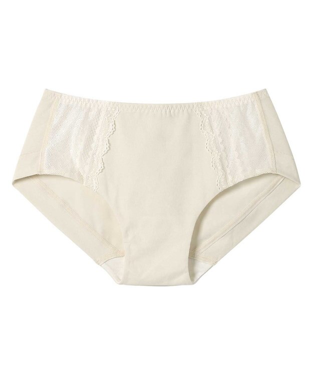 une nana cool リニューアル【綿混】ビタードットコットン ショーツ アイボリー