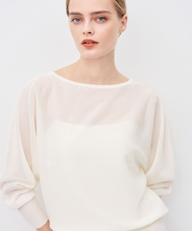 uncrave シアーニット ドルマントップス オフ